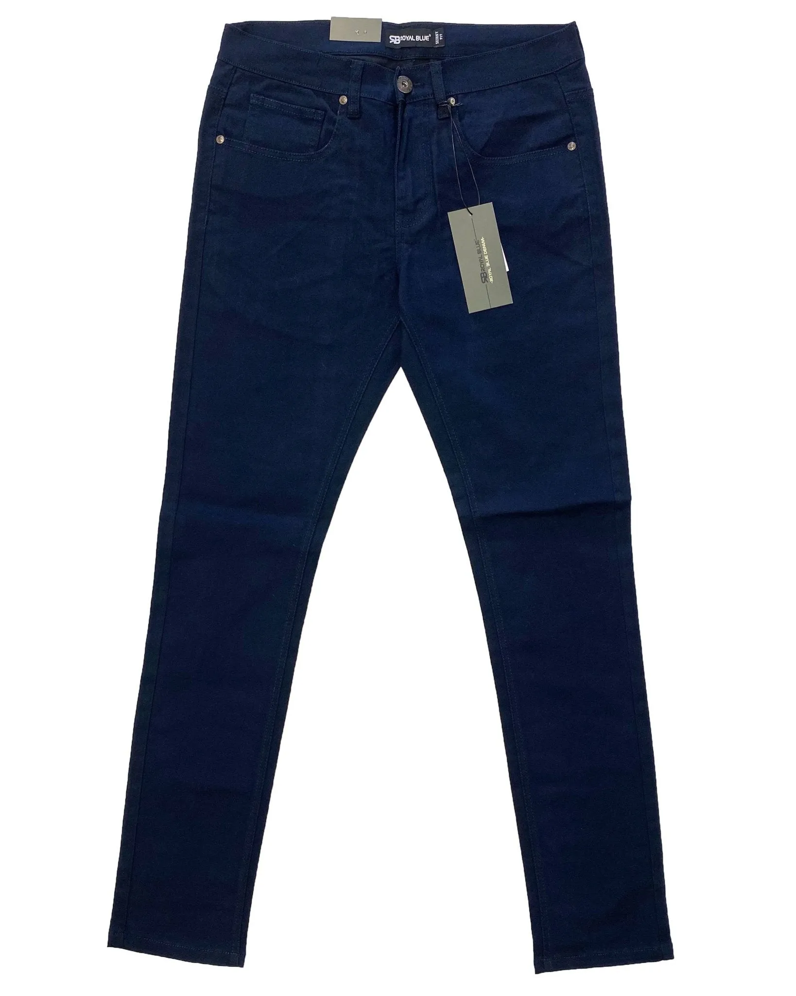 Twill Stretch Skinny Pants – Slim-Fit Casual Chinos