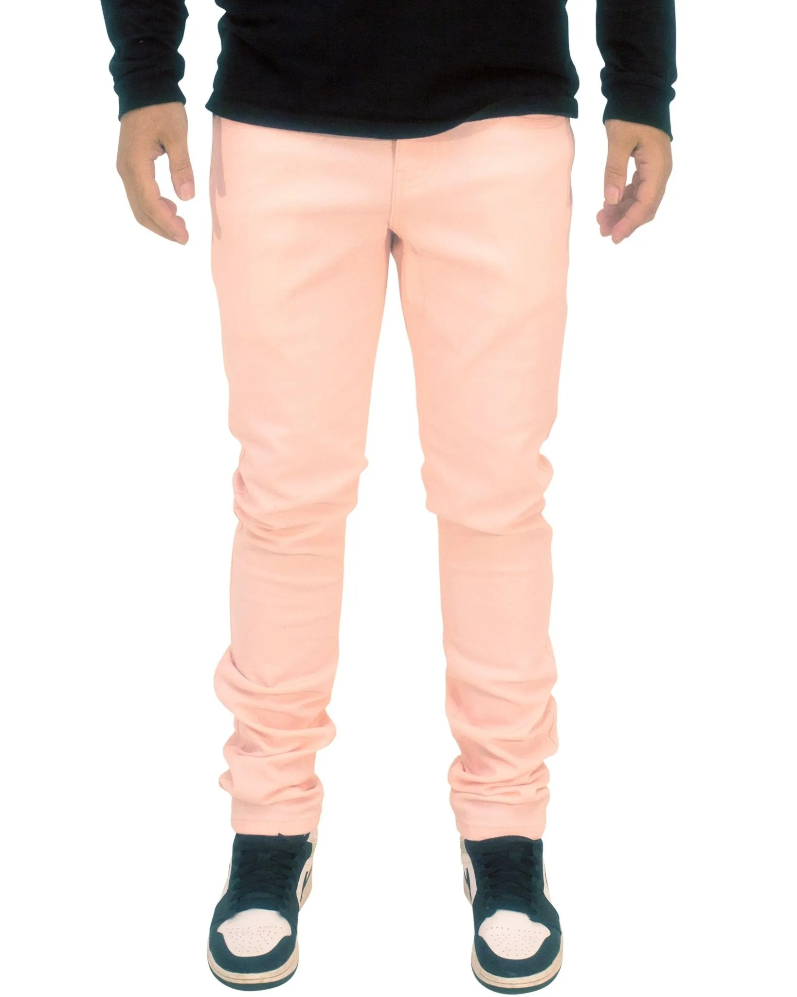 Twill Stretch Skinny Pants – Slim-Fit Casual Chinos