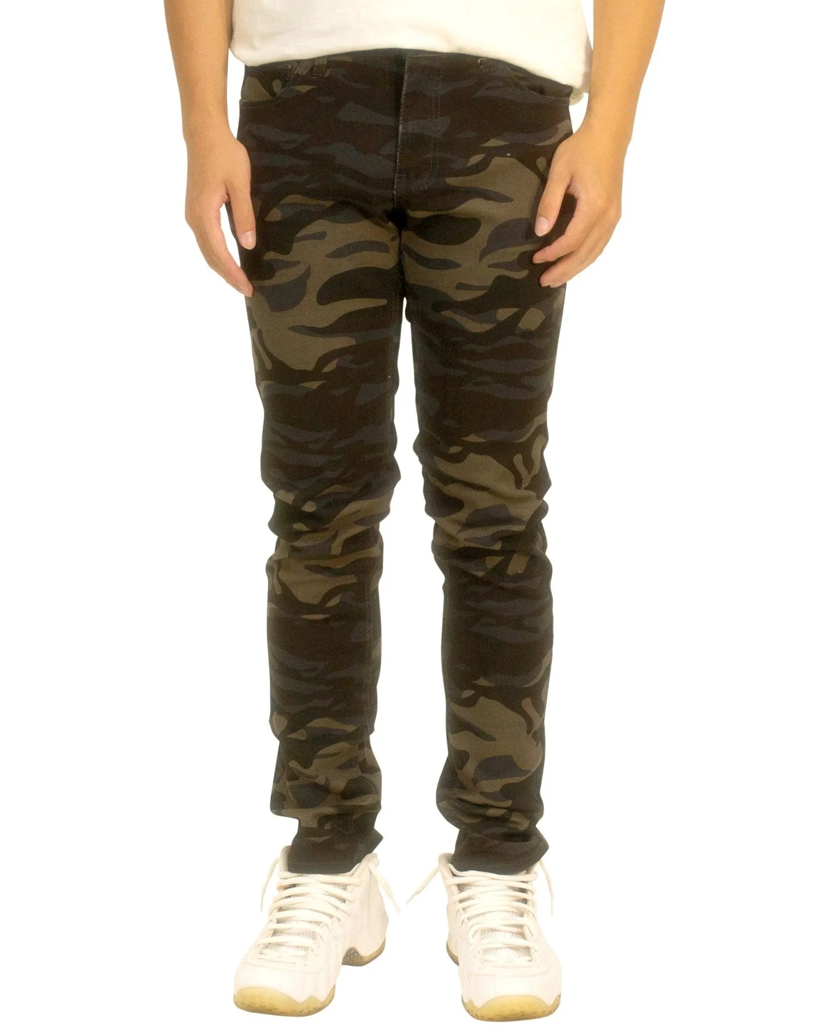 Twill Stretch Skinny Pants – Slim-Fit Casual Chinos