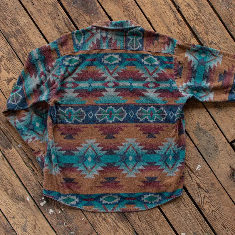 Vintage 1990s Southwestern Flannel Button Up - L/XL