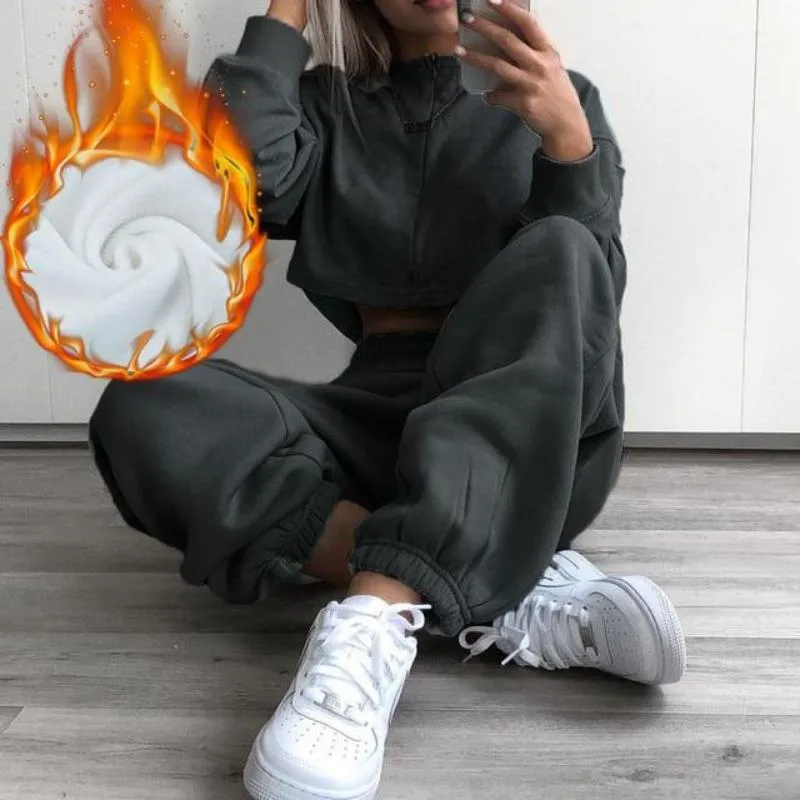 Wide Leg Sweat Women High Waist Streetwear Joggers