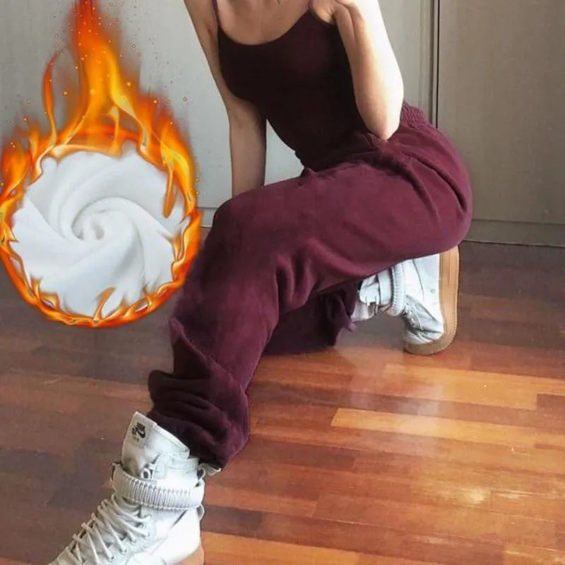 Wide Leg Sweat Women High Waist Streetwear Joggers