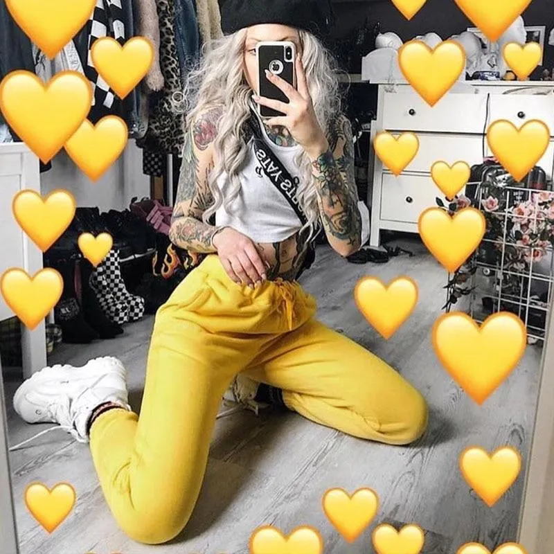 Wide Leg Sweat Women High Waist Streetwear Joggers
