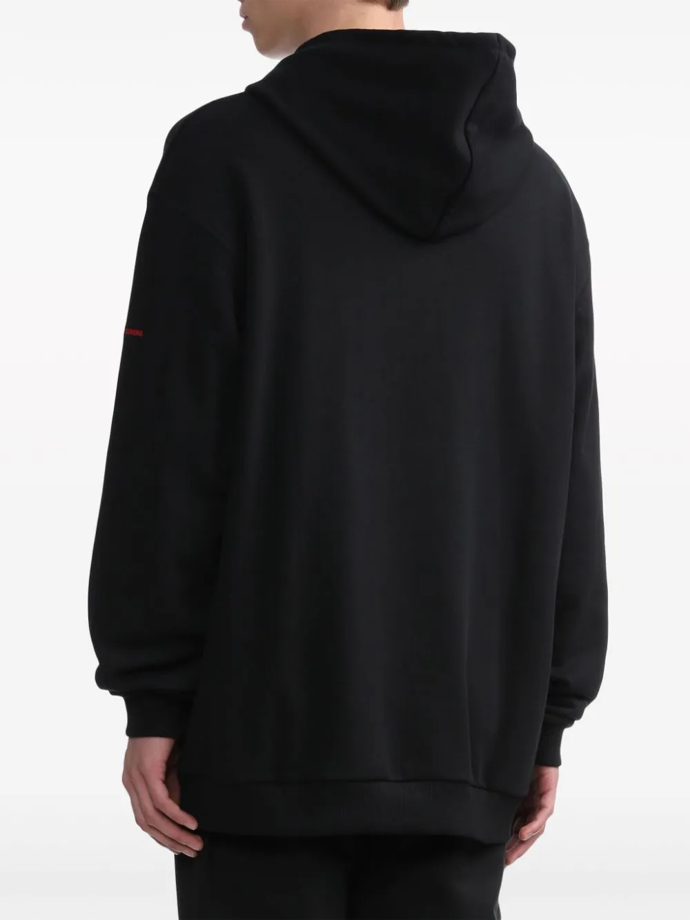 x Raf Simons logo-embroidered hoodie